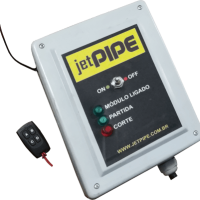 modulo wireless instalado nos mini hidrojatos da jetpipe que facilitam toda a operação do equipamento